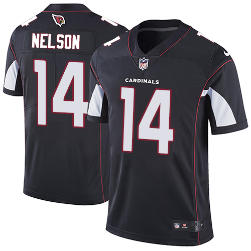 Nike Cardinals #14 J.J. Nelson Black Alternate Men's Stitched NFL Vapor Untouchable Limited Jersey